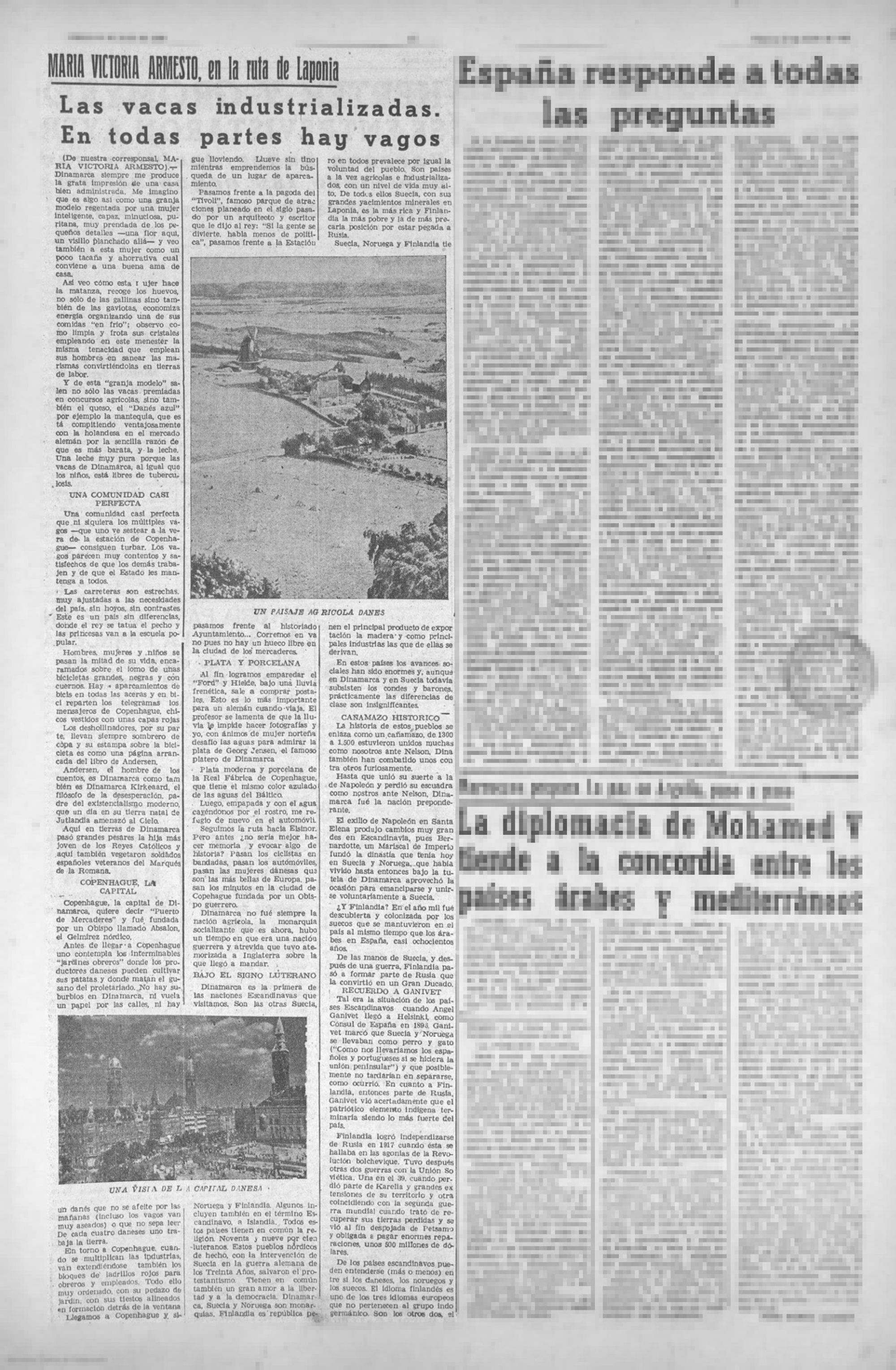 El Pueblo Gallego 1959 - En la ruta de Laponia