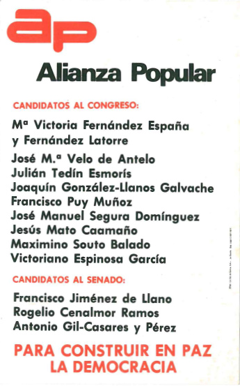 1980 - Alianza Popular