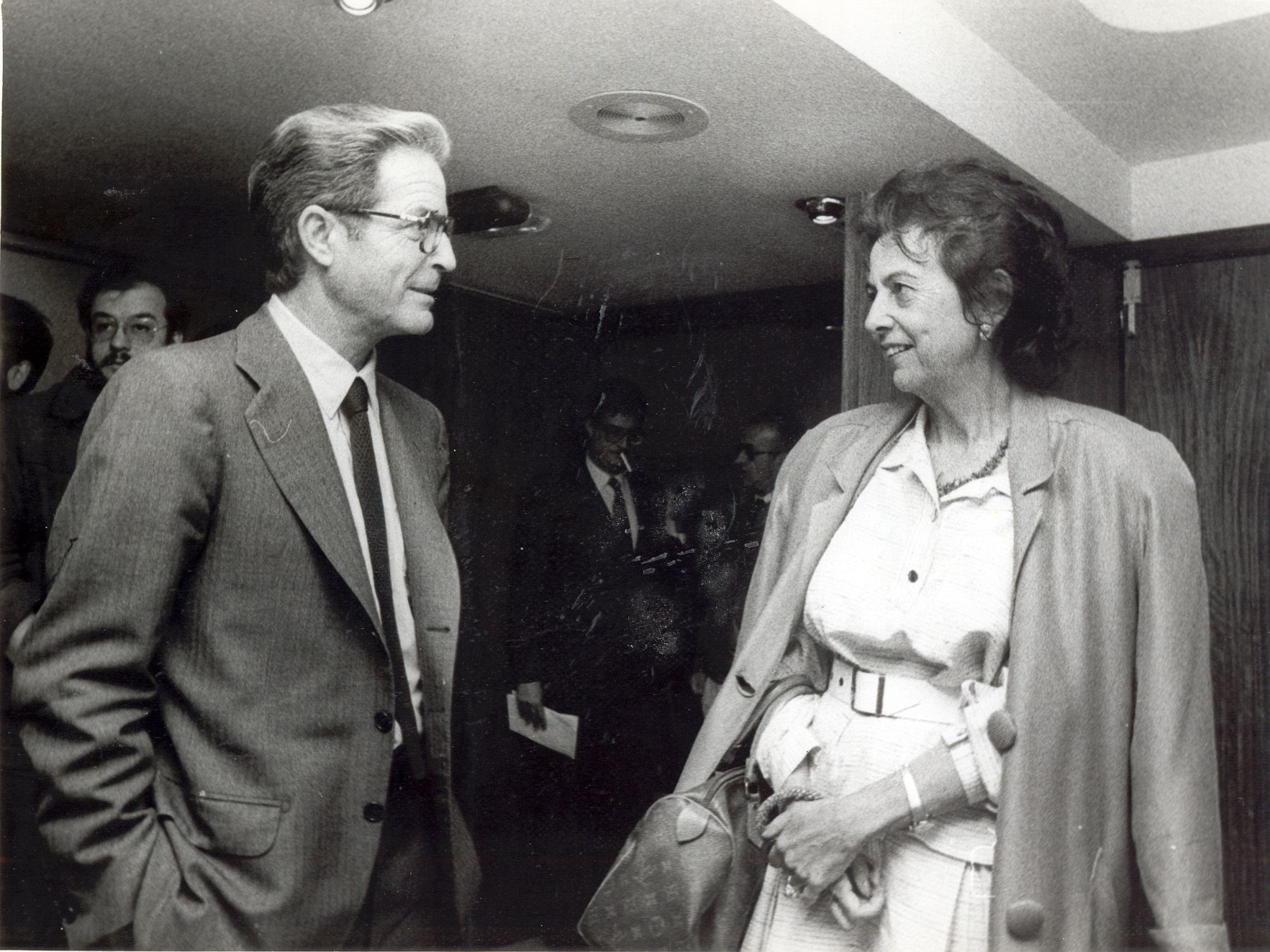 1986 - Conversando con Antonio Garrigues Walker - Material cedido por El Correo Gallego.